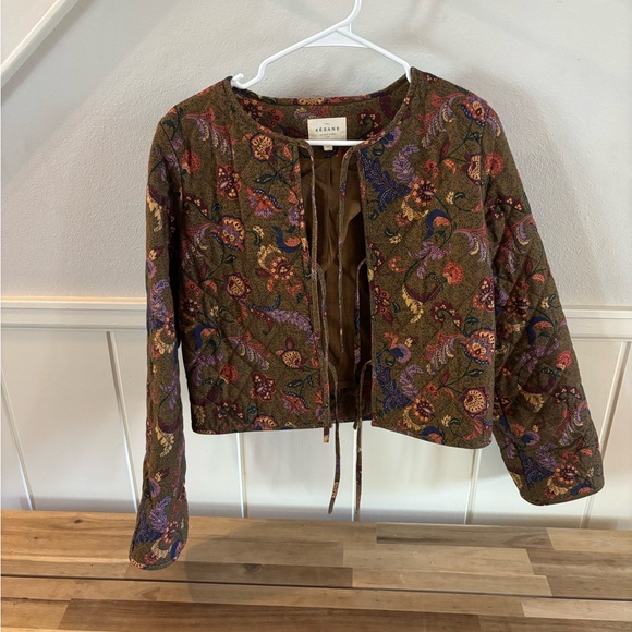 Sezane Paoline Dana Quilted Jacket - Picture 2 of 5